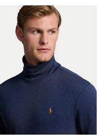 Polo Ralph Lauren Golf 710760126019 Granatowy Regular Fit. Typ kołnierza: polo, golf. Kolor: niebieski. Materiał: bawełna