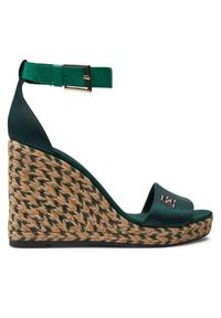 TOMMY HILFIGER - Espadryle Tommy Hilfiger. Kolor: zielony #1