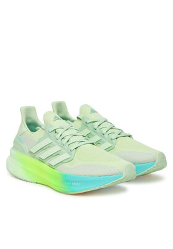 Adidas - adidas Buty do biegania Ultraboost 5 JH9068 Zielony. Kolor: zielony. Materiał: materiał