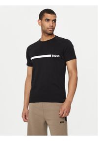 BOSS - Boss T-Shirt 50517970 Czarny Slim Fit. Kolor: czarny. Materiał: bawełna
