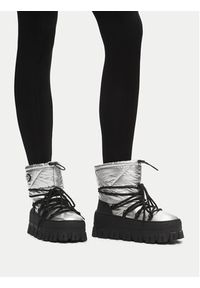 Badura Śniegowce WFA3451-1 Srebrny. Kolor: srebrny. Materiał: materiał #6