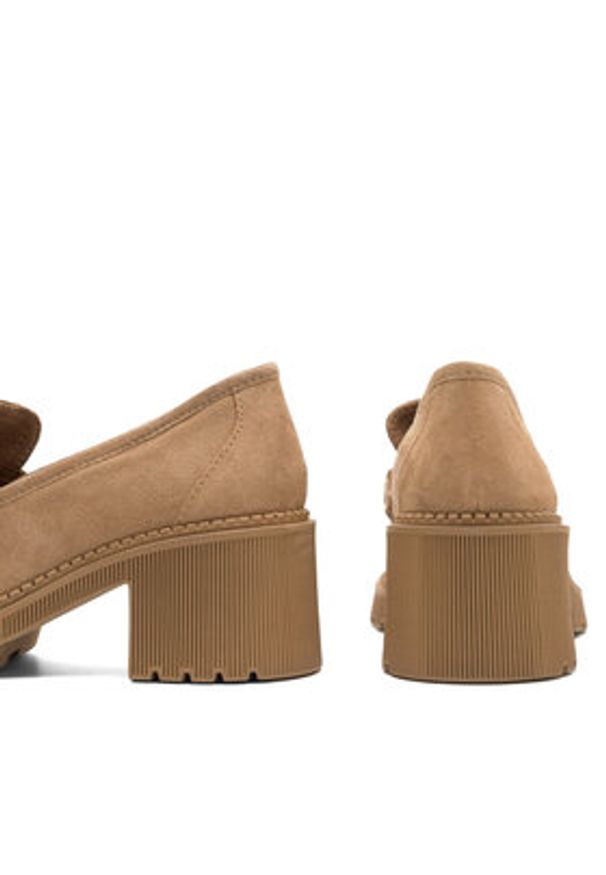 Lasocki Loafersy KAP-SL-26301 Brązowy. Kolor: brązowy. Materiał: skóra, zamsz