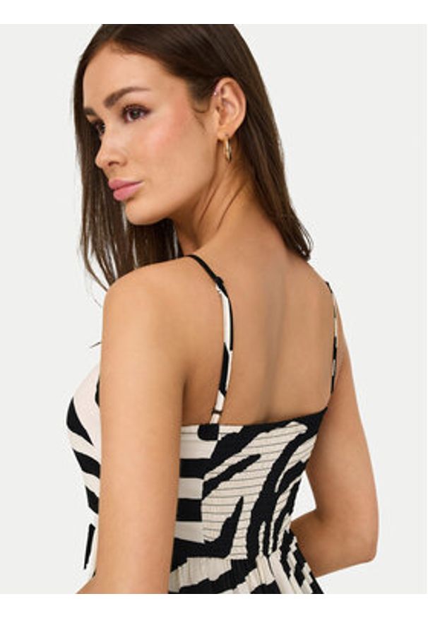 only - ONLY Sukienka letnia Nova 15347730 Czarny Regular Fit. Kolor: czarny. Materiał: wiskoza. Sezon: lato
