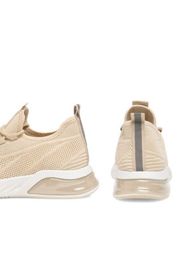 Jenny Fairy Sneakersy WYL0310-01 Beżowy. Kolor: beżowy. Materiał: materiał