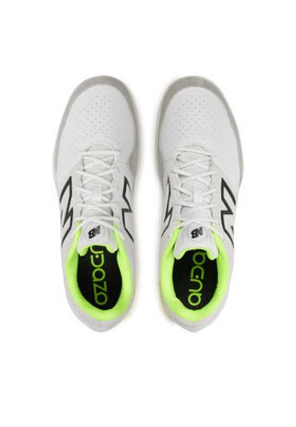 New Balance Buty do piłki nożnej Audazo Command In v6 SA2IWH6 Biały. Kolor: biały. Materiał: skóra