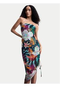 Desigual Sukienka letnia Daikiri Flash 26SWVW65 Kolorowy Regular Fit. Materiał: syntetyk. Wzór: kolorowy. Sezon: lato #2