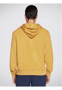skechers - Skechers Bluza Sweats Incognito Hoodie HD6 Złoty Regular Fit. Kolor: złoty. Materiał: bawełna