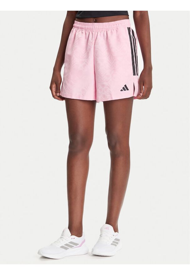Adidas - adidas Szorty sportowe Tiro x Common Goal JL9207 Różowy Loose Fit. Kolor: różowy. Materiał: syntetyk