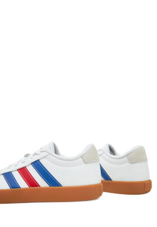 Adidas - adidas Sneakersy VL Court 3.0 JH8721 Biały. Kolor: biały. Materiał: skóra