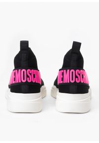 Love Moschino - Sneakersy damskie LOVE MOSCHINO JA15483G0GIZF-00A. Okazja: na co dzień, na spacer, do pracy. Kolor: czarny. Sport: turystyka piesza #4