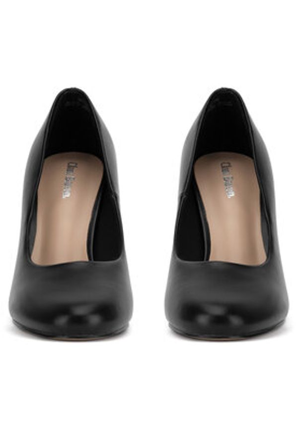 Clara Barson Czółenka WYL3812-1 Czarny. Kolor: czarny. Materiał: skóra