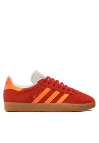 Adidas - adidas Sneakersy Gazelle JI1374 Czerwony. Kolor: czerwony. Materiał: skóra, zamsz. Model: Adidas Gazelle