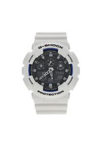 G-Shock Zegarek GA-100B-7AER Biały. Kolor: biały. Materiał: syntetyk #3