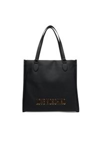 Love Moschino - LOVE MOSCHINO Torebka JC4020PP1NKD0000 Czarny. Kolor: czarny. Materiał: skórzane
