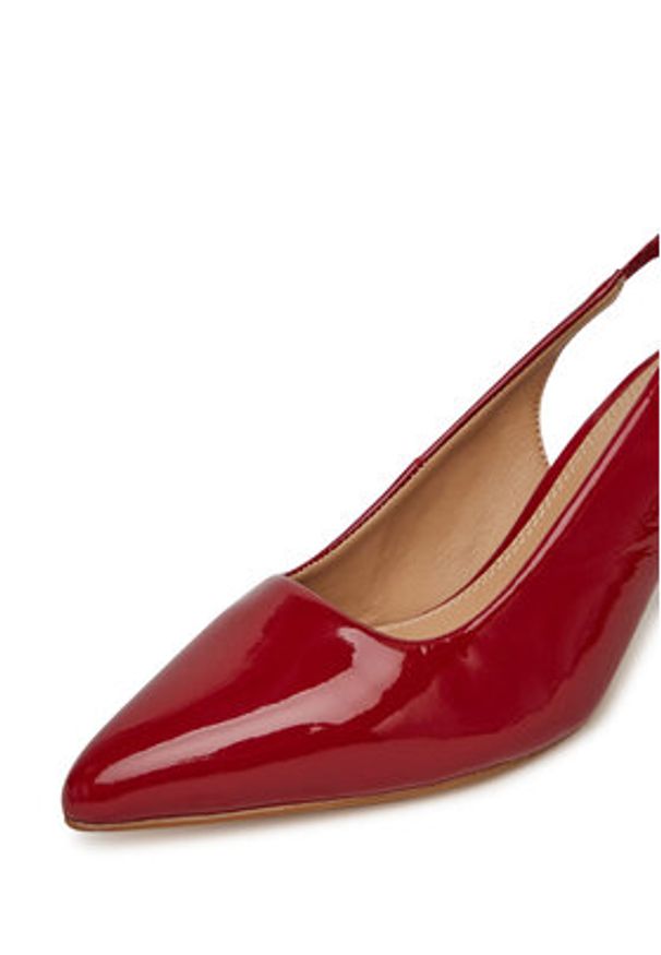 Sergio Bardi Czółenka WYL3994-3Z-SB Czerwony. Kolor: czerwony. Materiał: skóra, lakier