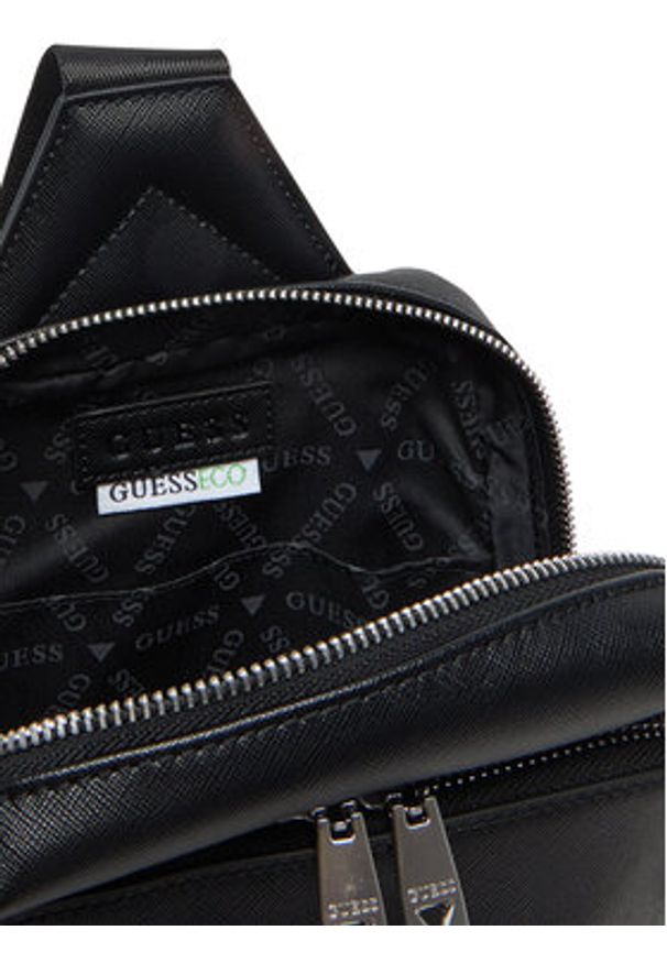 Guess Saszetka HMMISA P5226 Czarny. Kolor: czarny. Materiał: skóra