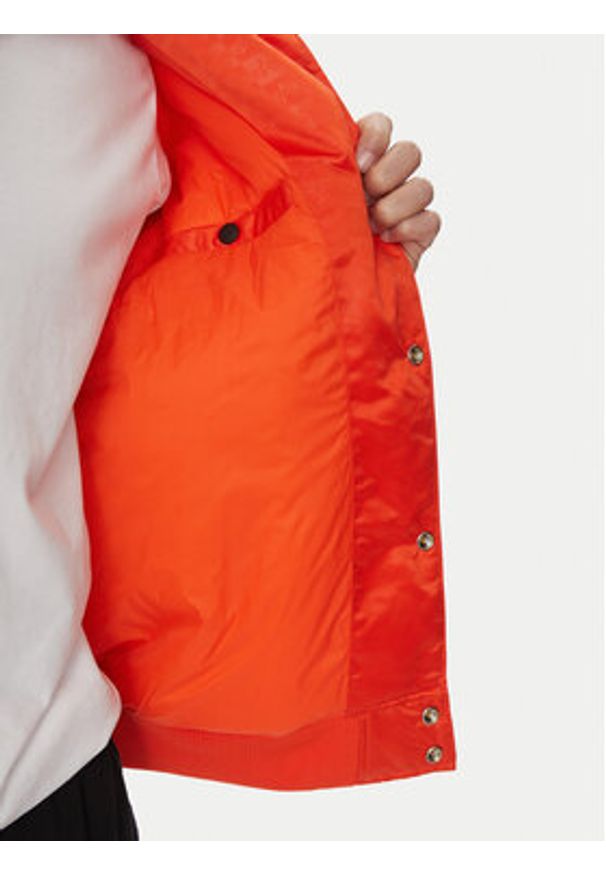Alpha Industries Kurtka bomber Coach Logo 156145 Pomarańczowy Regular Fit. Kolor: pomarańczowy. Materiał: syntetyk