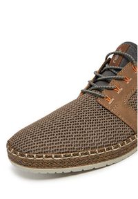 Rieker Półbuty B5252-66 Beżowy. Kolor: beżowy. Materiał: materiał #6