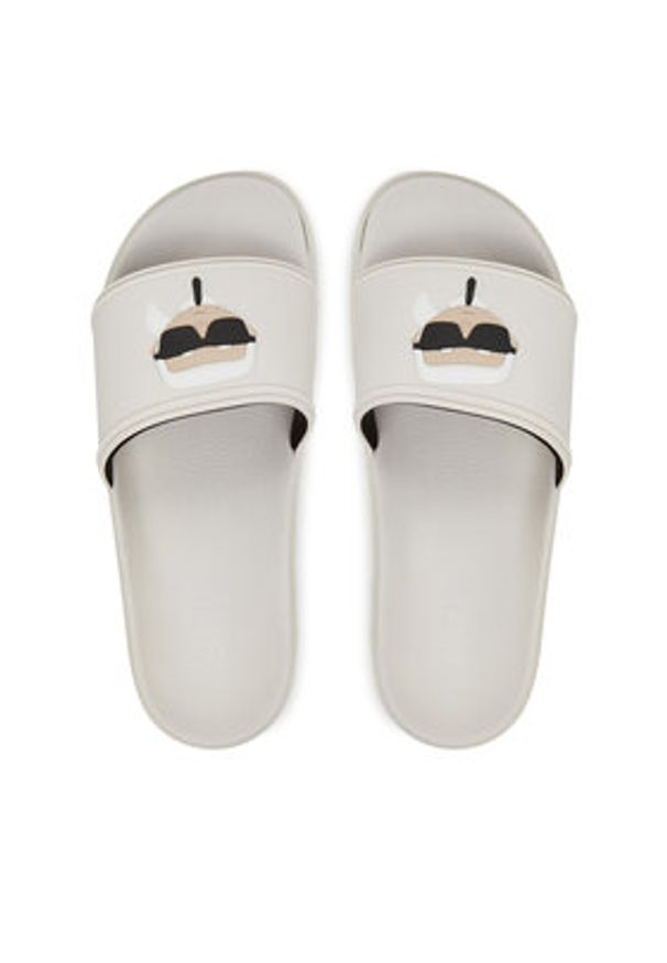 Karl Lagerfeld - KARL LAGERFELD Klapki Kondo Tred KL70905 Biały. Kolor: biały