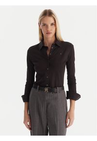 TOMMY HILFIGER - Tommy Hilfiger Koszula 1985 WW0WW43528 Czarny Slim Fit. Kolor: czarny. Materiał: bawełna #1