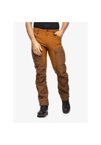 Fjällräven - Spodnie trekkingowe męskie Fjallraven Keb Trousers. Kolor: brązowy