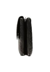 Calvin Klein Torebka Re-Lock Dbl Crossbody Emb Mono K60K610206 Czarny. Kolor: czarny. Materiał: skórzane #5