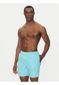 Guess Szorty kąpielowe F4GT03 WG282 Błękitny Regular Fit. Kolor: niebieski. Materiał: syntetyk #3