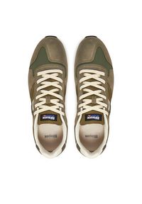 Blauer Sneakersy S5QUEENS01 Khaki. Kolor: brązowy. Materiał: materiał