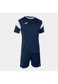 Zestaw piłkarski dla chłopców Joma Phoenix. Kolor: niebieski, wielokolorowy, biały. Materiał: dresówka. Sport: piłka nożna