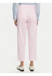 TOMMY HILFIGER - Tommy Hilfiger Chinosy WW0WW40504 Różowy Straight Fit. Kolor: różowy. Materiał: bawełna #3