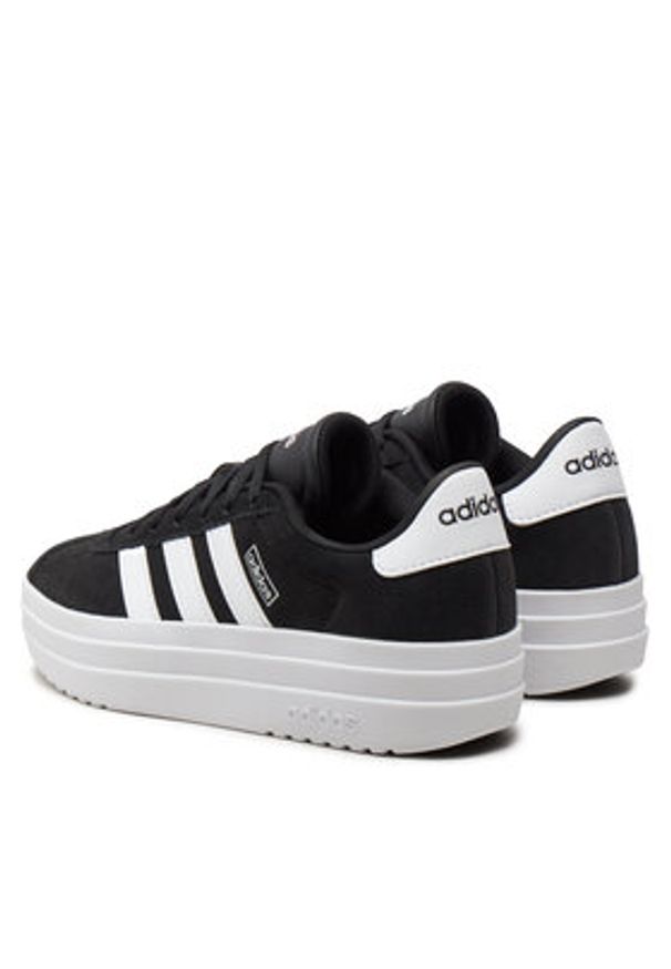 Adidas - adidas Sneakersy VL Court Bold IH9995 Czarny. Kolor: czarny. Materiał: skóra