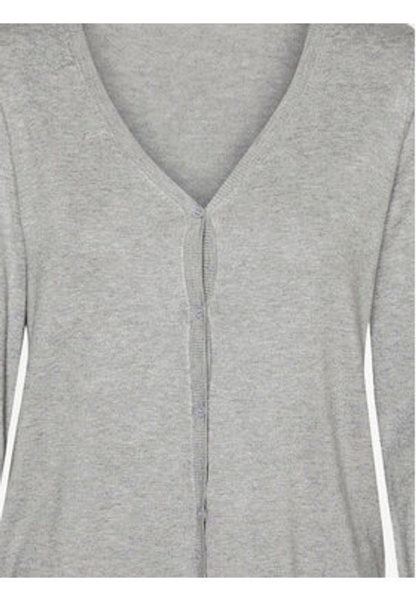 Vero Moda Kardigan Glory 10310527 Szary Regular Fit. Kolor: szary. Materiał: wiskoza