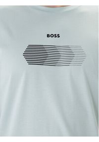 BOSS T-Shirt TS_Unity 50554557 Turkusowy Regular Fit. Kolor: turkusowy. Materiał: bawełna #2