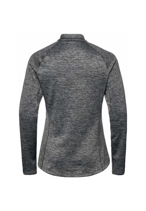 Bluza tech. damska Odlo Mid layer 1/2 zip TENCIA. Kolor: szary, wielokolorowy, czarny. Sezon: zima. Sport: narciarstwo