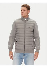 TOMMY HILFIGER - Tommy Hilfiger Kurtka przejściowa MW0MW37461 Szary Regular Fit. Kolor: szary. Materiał: bawełna, syntetyk #1