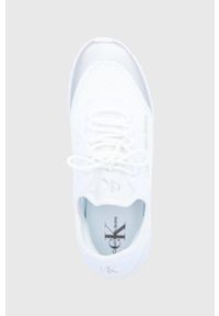 Calvin Klein Jeans - Buty. Nosek buta: okrągły. Zapięcie: sznurówki. Kolor: biały. Materiał: poliester, guma #3