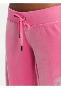 Juicy Couture Spodnie dresowe Gothic Crown JCBBJ126806 Różowy Straight Leg. Kolor: różowy. Materiał: syntetyk #3