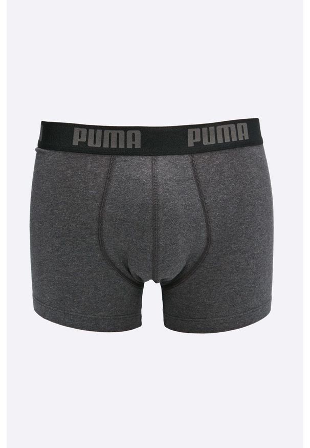 Puma - Bokserki (2-pack) 90682305. Kolor: szary