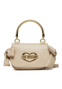 Love Moschino - Torebka LOVE MOSCHINO. Kolor: beżowy