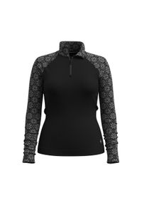 Bluza damska Smartwool Classic Thermal Merino Base Layer 1/4 Zip Boxed. Kolor: czarny