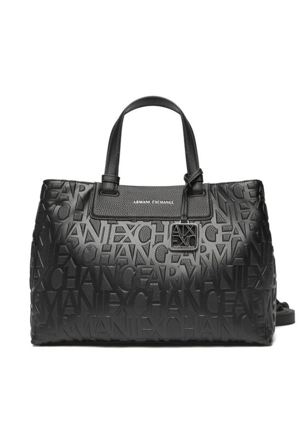 Armani Exchange Torebka XW001222 AF15774 UC001 Czarny. Kolor: czarny. Materiał: skórzane