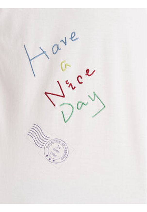 Weekend Max Mara T-Shirt Acline 2525976051 Biały Regular Fit. Kolor: biały. Materiał: bawełna