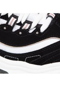 skechers - Skechers Sneakersy Devoted Fan 13154/BKRG Czarny. Kolor: czarny. Materiał: skóra #6