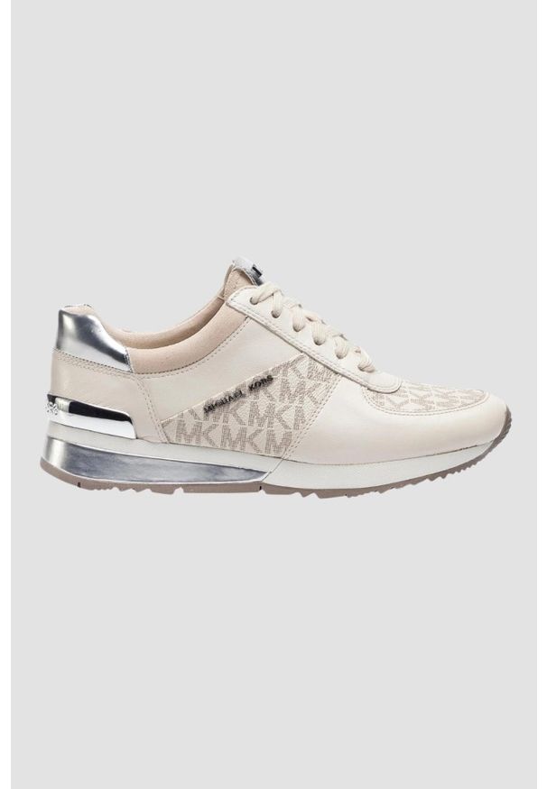 Michael Kors - MICHAEL KORS Białe sneakersy Allie Wrap Trainer, Rozmiar 38,5. Kolor: biały