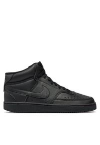 Nike Sneakersy Court Vision Mid Nn DN3577 003 Czarny. Kolor: czarny. Materiał: skóra. Model: Nike Court
