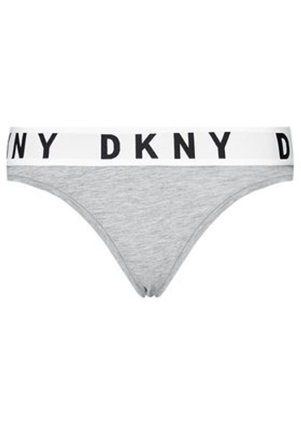 DKNY Figi klasyczne DK4513 Szary. Kolor: szary. Materiał: bawełna