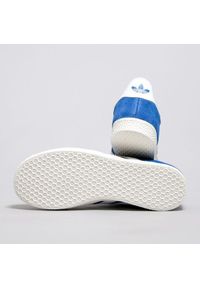 Adidas - Buty adidas Gazelle J Jr BB2501 białe niebieskie. Kolor: niebieski, biały, wielokolorowy. Materiał: materiał, syntetyk, skóra. Model: Adidas Gazelle. Sport: turystyka piesza #2
