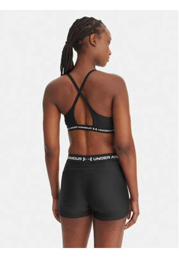 Under Armour Biustonosz sportowy UA Crossback Low 1386424 Czarny. Kolor: czarny. Materiał: syntetyk