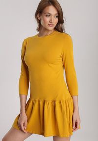 Renee - Żółta Sukienka Lamelirea. Kolor: żółty #1