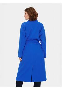 Saint Tropez Płaszcz przejściowy 30512308 Niebieski Oversize. Kolor: niebieski. Materiał: wiskoza #2